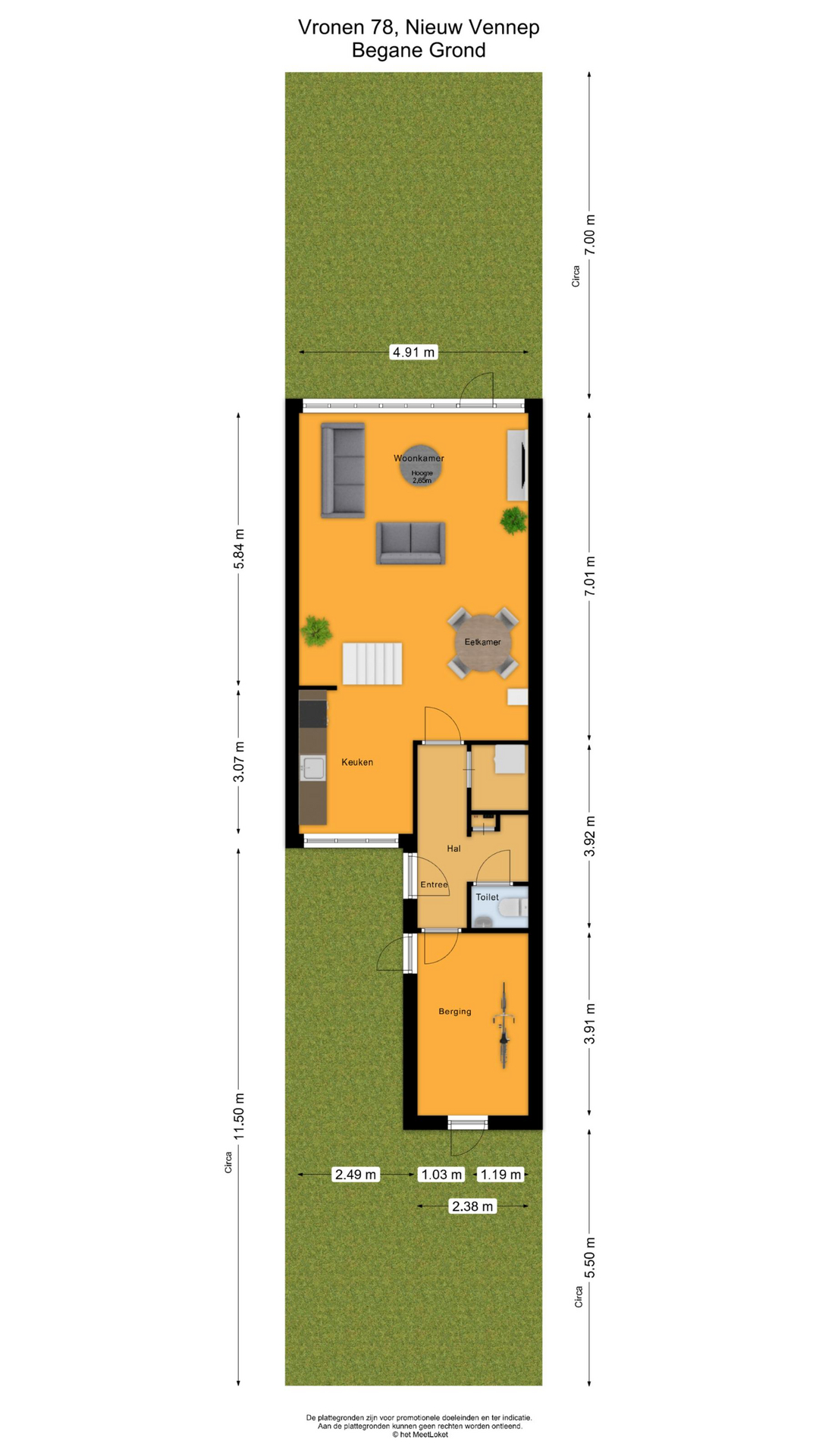 Vronen 78 , 2151 PD Nieuw-vennep map