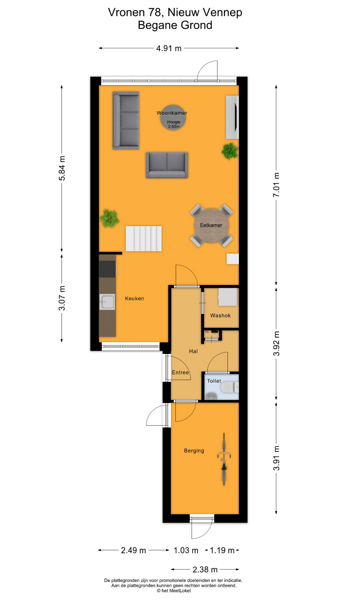 Vronen 78 , 2151 PD Nieuw-vennep map